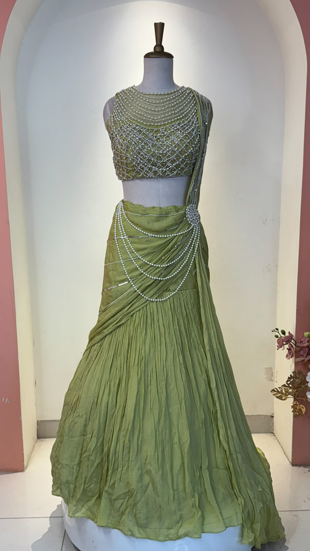 Draped sarees