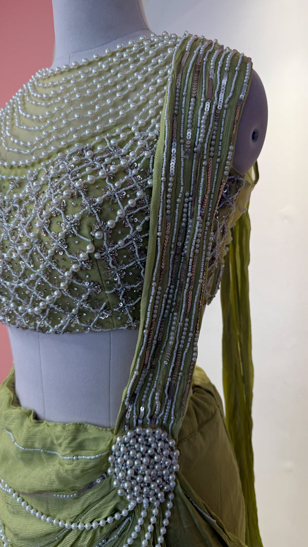 Draped sarees