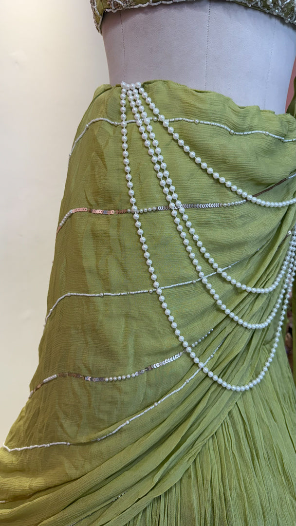 Draped sarees