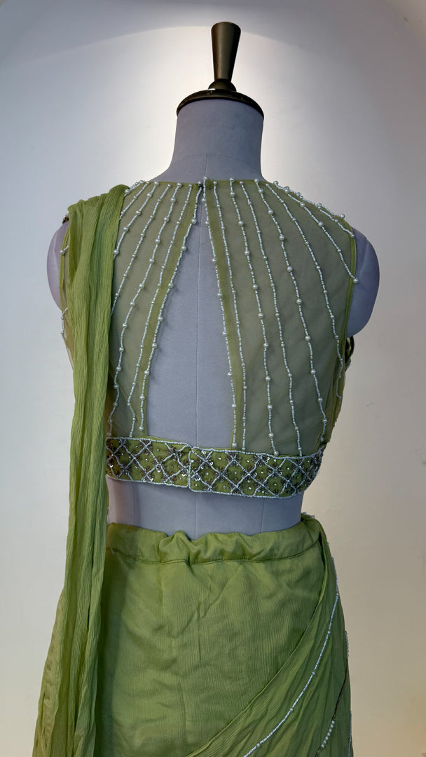 Draped sarees