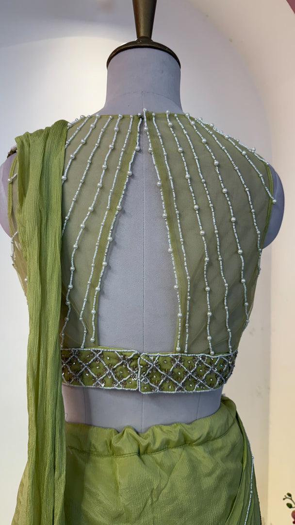 Draped sarees