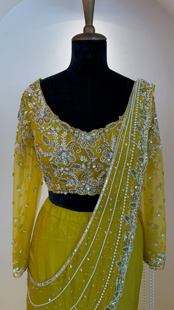 Draped sarees