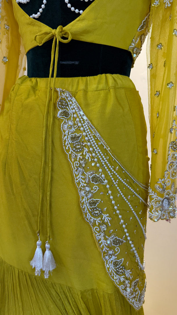 Draped sarees